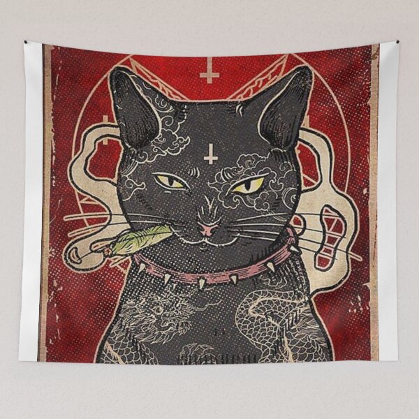 Item preview, Smoke Catnip Poster designed and sold by ricardosalam775.
