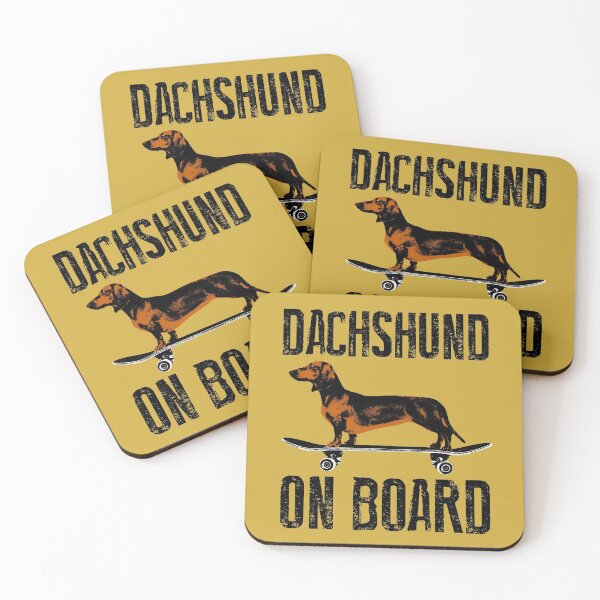 Item preview, Dachshund on board designed and sold by monsterplanet.
