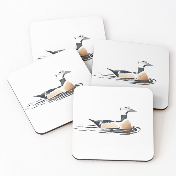 Item preview, Adult male breeding plumaged Steller's Eider designed and sold by AndrasVasasArt.