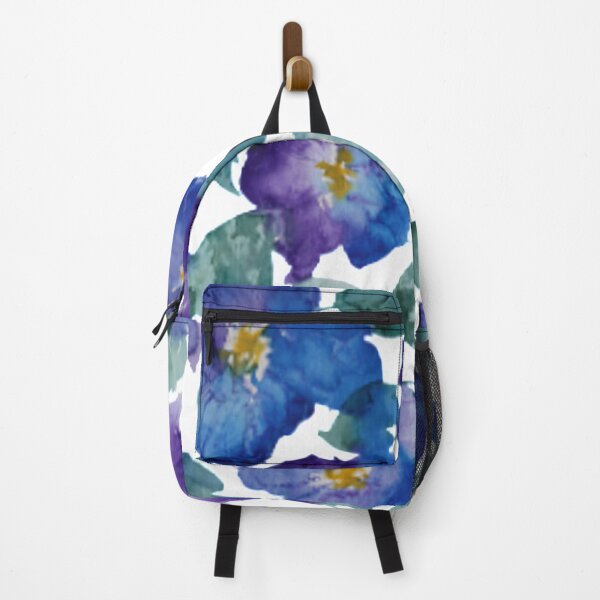 Item preview, Purple Pansy Flowers Painting designed and sold by Karlena Lewin Studio.