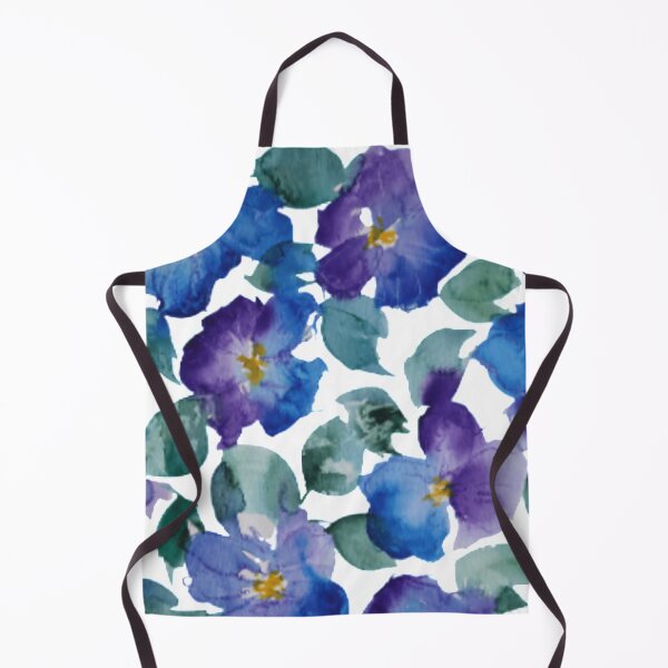 Item preview, Purple Pansy Flowers Painting designed and sold by Karlena Lewin Studio.