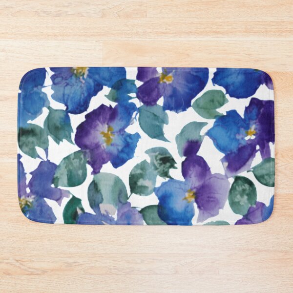 Item preview, Purple Pansy Flowers Painting designed and sold by Karlena Lewin Studio.