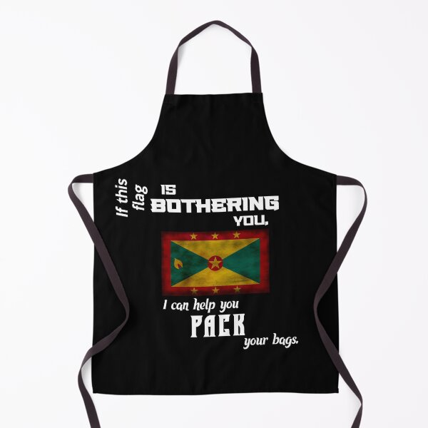 Item preview, Grenadian flag - pack your bags designed and sold by 2Girls1Shirt.