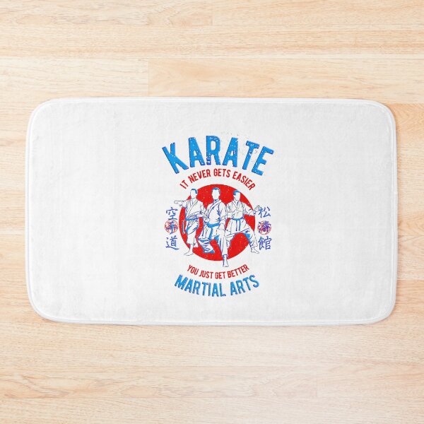 Item preview, Karate Never Gets Easier, Shotokan Art, Martial Arts Design designed and sold by Zanshin-Art.