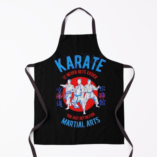 Item preview, Karate Never Gets Easier, Shotokan Art, Martial Arts Design designed and sold by Zanshin-Art.