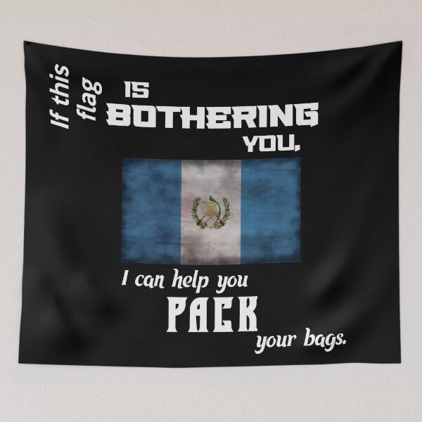 Item preview, Guatemalan flag - pack your bags designed and sold by 2Girls1Shirt.