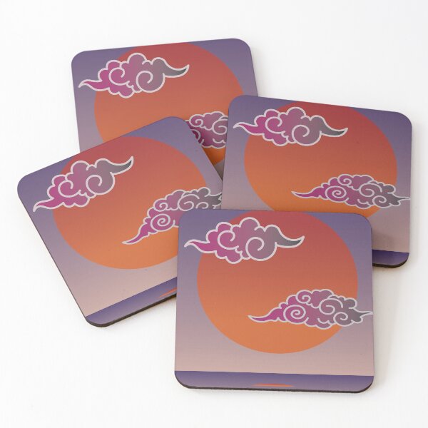 Item preview, Japanese Wind Clouds and Sunset | Japanese Wind Clouds and Sunset Graphic designed and sold by WilsonCreekArts.
