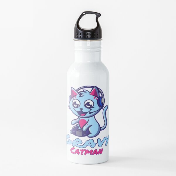 Gravycatman gamer Water Bottle