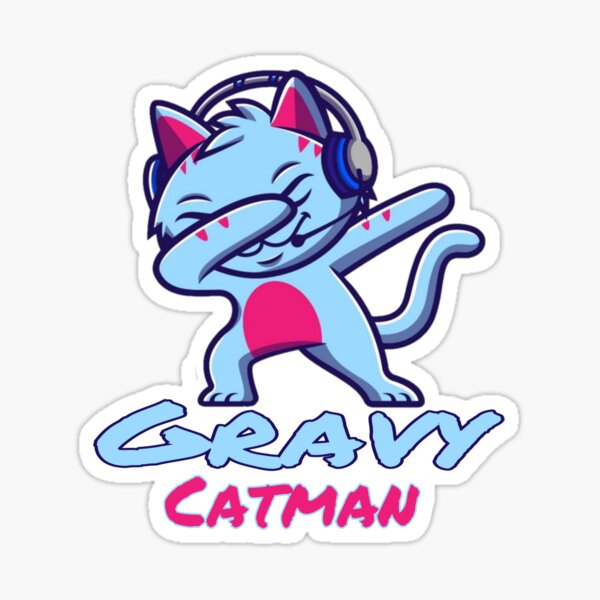 Gravycatman gamer  Sticker