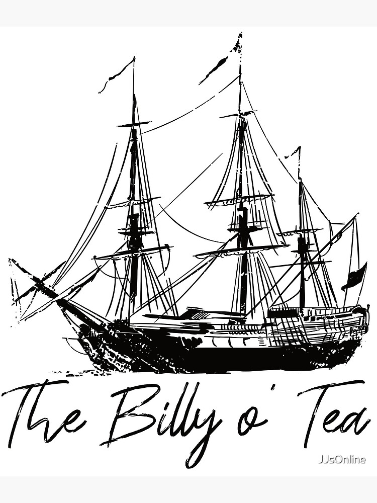 "The Billy o 'Tea whaling ship sea shanty" Photographic Print by