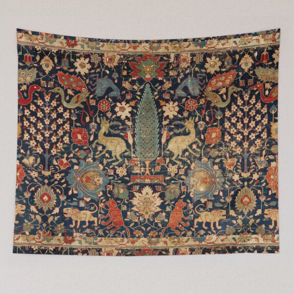 Item preview, Portion of a Carpet, courtesy of the Cleveland Museum of Art designed and sold by LADYGOODMOOD.