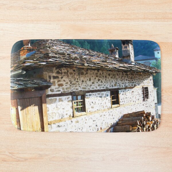 Item preview, Bulgarian Vintage House With Chopped Wood Decor designed and sold by LuckyKermit.