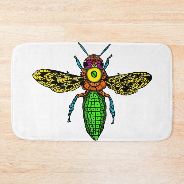 Item preview, Bee in Flight Colorful thrives intelligent designed and sold by AriArt78.