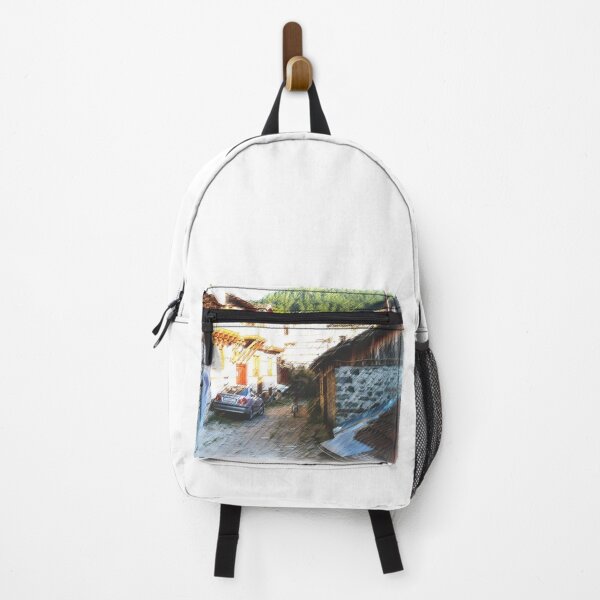 Item preview, Bulgarian Old Stone Path And Vintage Houses designed and sold by LuckyKermit.