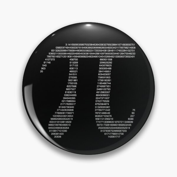 Item preview, Happy Pi Day - Pi Shape with PI Numbers designed and sold by Artsy Apparels.