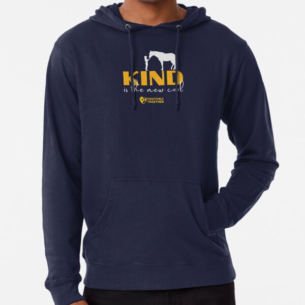Kind is the new cool (horse) Lightweight Hoodie