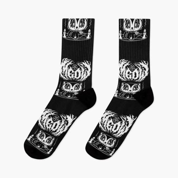 Item preview, Meow Kawaii Kitty - Black Metal Logo - Creepy Cute Cat - Funny Goth designed and sold by Nemons.