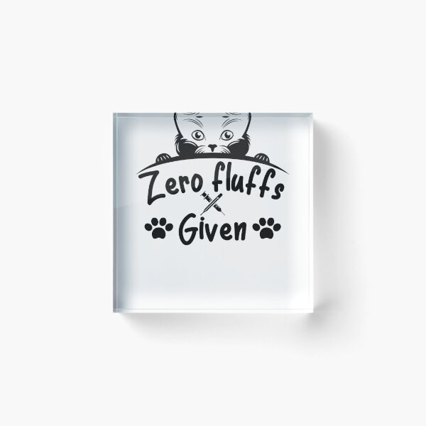 Item preview, Zero Fluffs Given designed and sold by VeganAnimal.