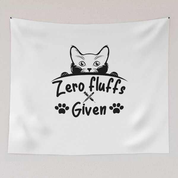 Item preview, Zero Fluffs Given designed and sold by VeganAnimal.