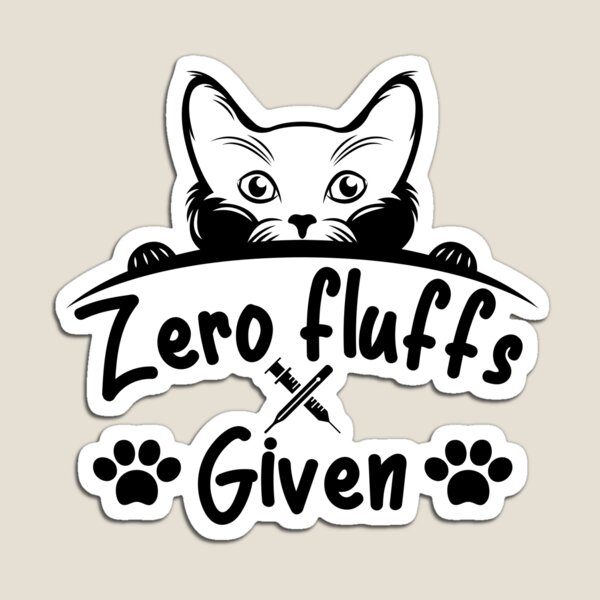 Item preview, Zero Fluffs Given designed and sold by VeganAnimal.