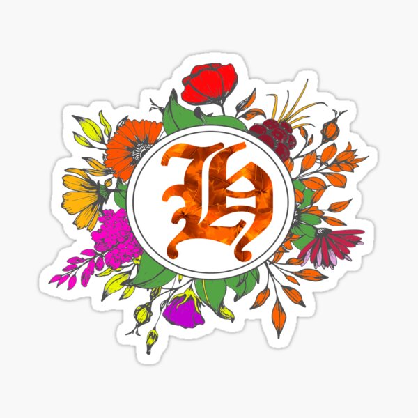 H Floor Pillows Sticker