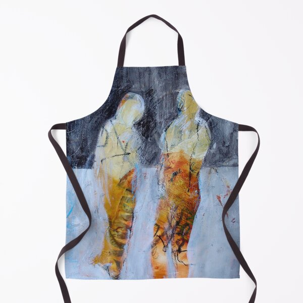 Item preview, semi-abstract figurative painting "Encounter" designed and sold by Karen Hammat.