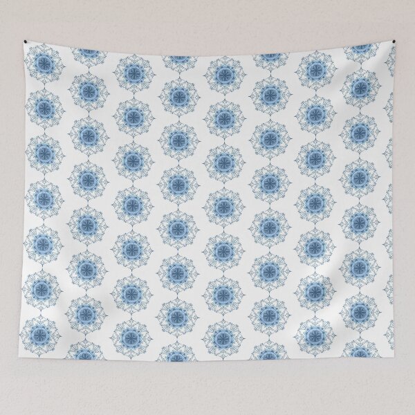Item preview, Floreal blue designed and sold by Minimaodesign.