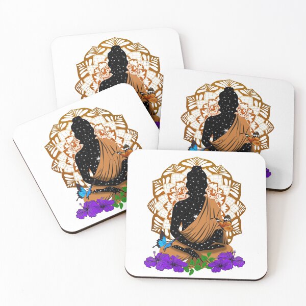 Item preview, Bouddha illustration  designed and sold by Scatch Spot.