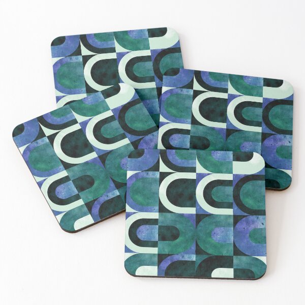 Item preview, Arcos azules retro designed and sold by DifferentCreate.