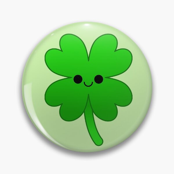 Item preview, kawaii four leaf clover designed and sold by kittybox.