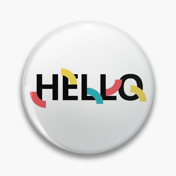 Item preview, Modern, fun, playful, colorful, urban graphic design of Hello  designed and sold by theendup.