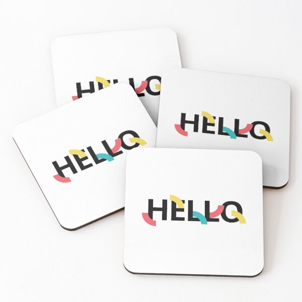 Item preview, Modern, fun, playful, colorful, urban graphic design of Hello  designed and sold by theendup.