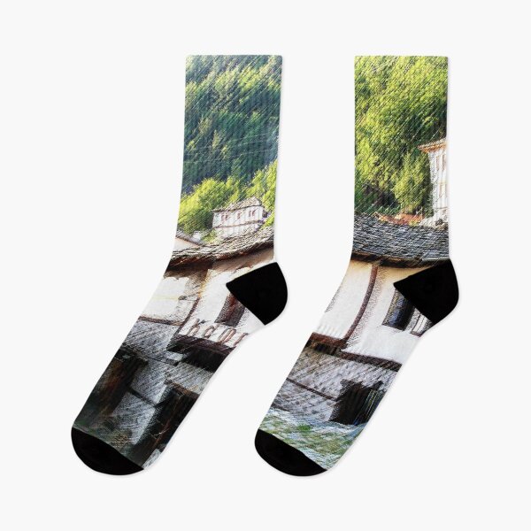 Item preview, Colorful Photography of Vintage Houses In Nature designed and sold by LuckyKermit.