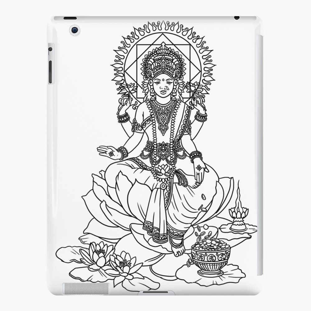 How to Draw Goddess Lakshmi/ Laxmi/ Part: 1 Pencil Drawing / Arpana Art  Room | Drawings, Goddess lakshmi, Acrylic painting tutorials