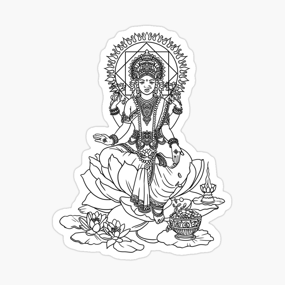 ARandNJ Combo Painting Wall Stencils, (Size:- 24X40 Inch) DEVOTIONAL THEME-  Ganesh Ji and Maa Laxmi Ji DIY Reusable Design Ideal For Entrance, Living  Room, Drawing Room, Pooja Ghar & Office Decoration Stencil