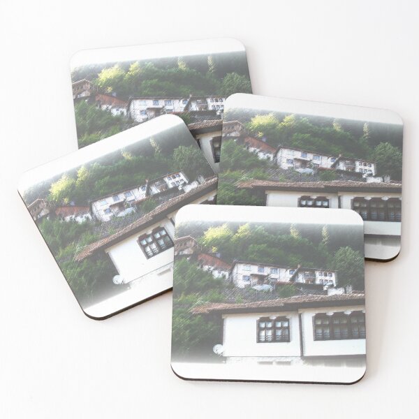Item preview, Vivid Photo of Bulgarian Old Mountain Houses designed and sold by LuckyKermit.