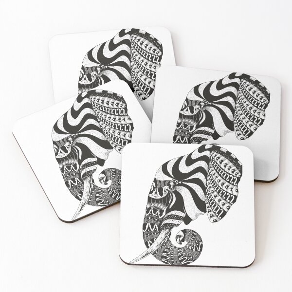 Item preview, Boho Elephant face designed and sold by urbanstore69.