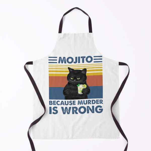 Item preview, Mojito Because Murder Is Wrong Cat Funny designed and sold by trathai1012.