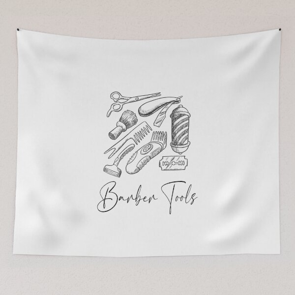 Item preview, Barber Tools designed and sold by NiceShirtY.