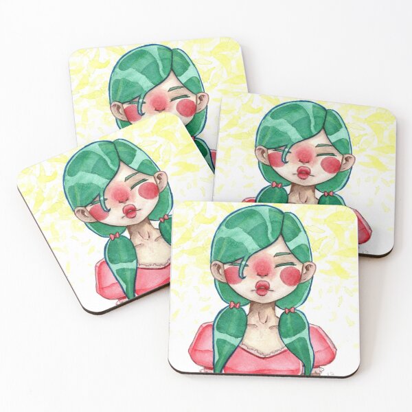 Item preview, Watercolour Daydreamer girl designed and sold by Adca-art.