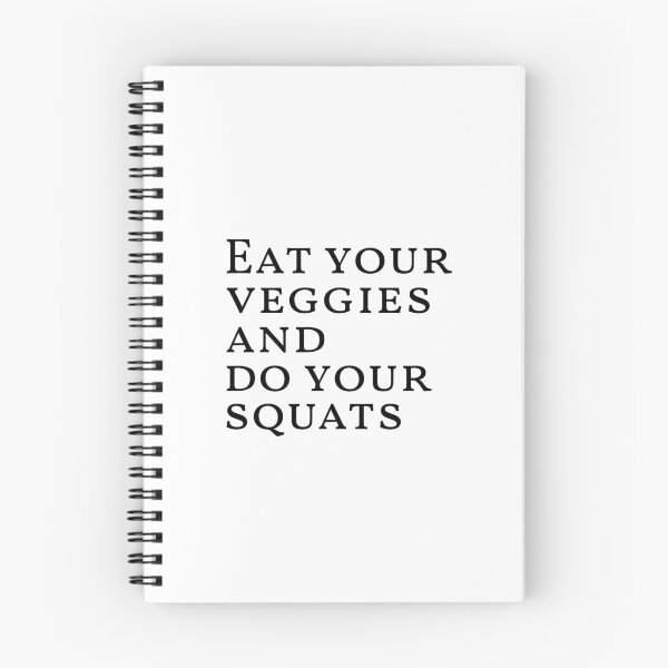 Item preview, Eat your veggies and do your squats, Vegan, Workout designed and sold by cyhdesign.
