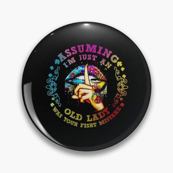 Item preview, Hippie Lips Old Lady Was Your Fisrt Mistake designed and sold by trathai1012.