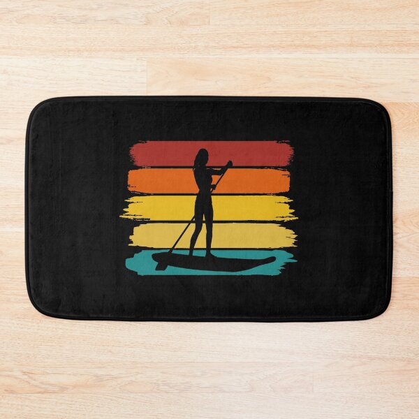 Item preview, Woman Stand Up Paddle Board - SUP - Brush Strokes designed and sold by HeatherPore.