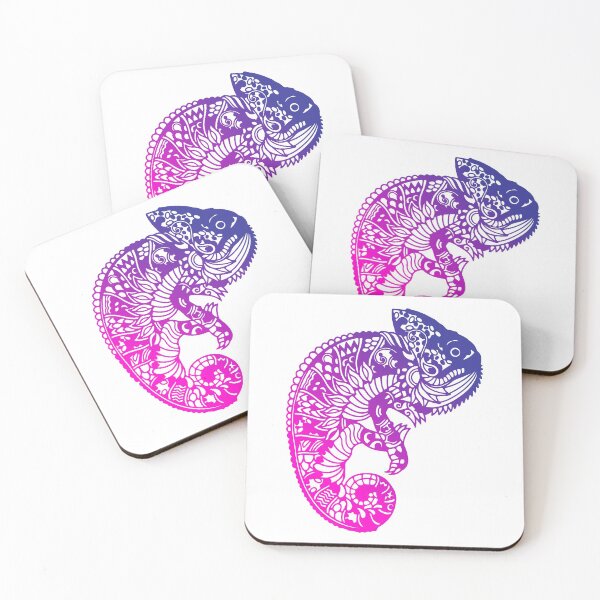 Item preview, Chameleon Tribal Art Gradient designed and sold by MeiArtCircle.