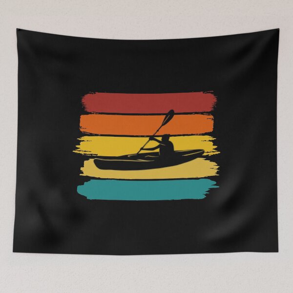 Item preview, Woman Kayaker - Brush Strokes designed and sold by HeatherPore.
