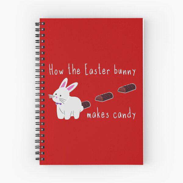Item preview, How does the Easter Bunny make candy funny designed and sold by Happy Puppy Print On Demand.