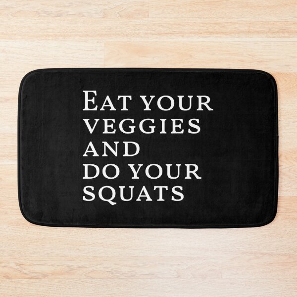 Item preview, Eat your veggies and do your squats, Vegan, Workout designed and sold by cyhdesign.
