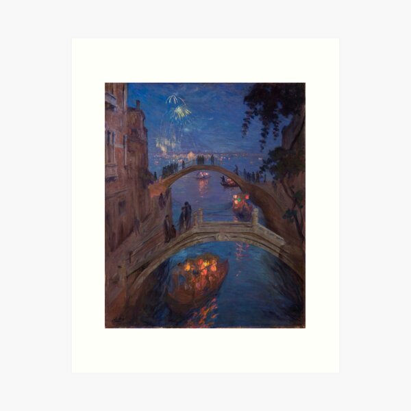Item preview, The Feast of the Redeemer in Venice by Ferruccio Scattola designed and sold by IndieArtDream.