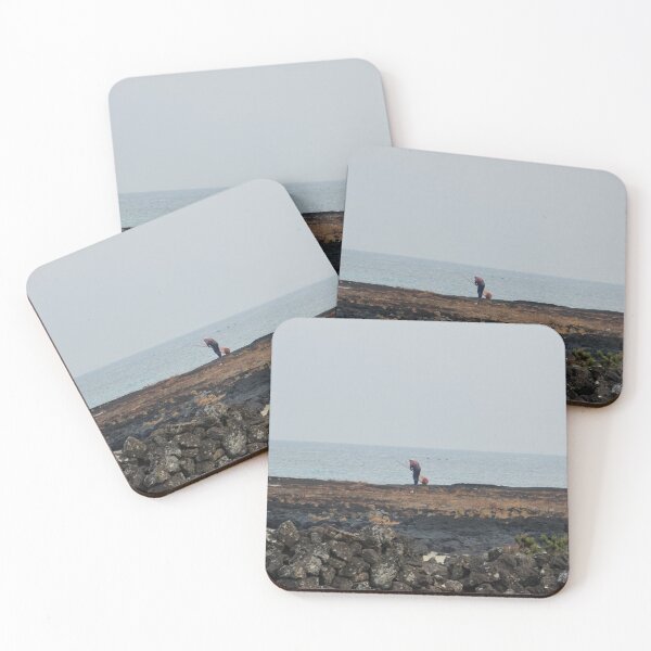 Item preview, Early morning Jeju sea fisherman on jeju sea beach, korea. designed and sold by human8891.