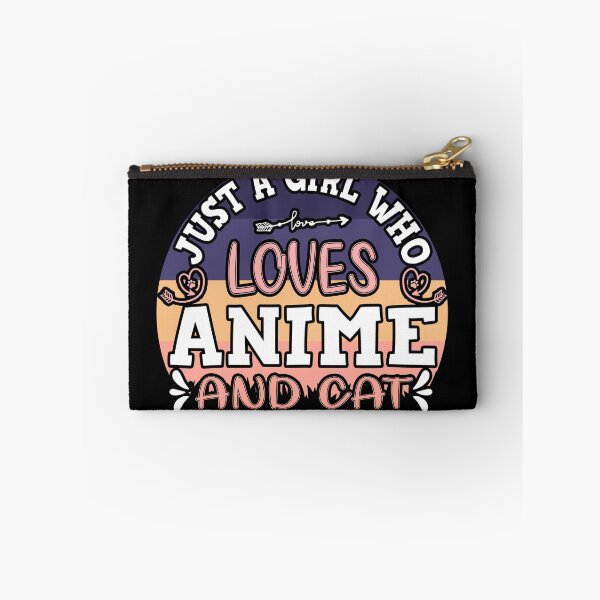 Item preview, Just a Girl Who Loves Anime and Cat, Gift for Anime and Cat lovers girl designed and sold by KO-Design.